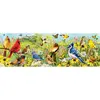 Image de Puzzle 1000 piÃ¨ces panoramique :  Oiseaux de jardin