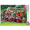 Image de Puzzle 1000 pièces : Banc de jardin EuroG-6000-5345