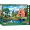 Image de Puzzle 1000 piÃ¨ces : La grange rouge