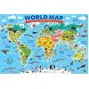 Image de Puzzle 100 pièces : Carte illustrée du monde EuroG-6100-5554