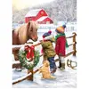 Image de Puzzle 1000 piÃ¨ces : Poney de NoÃ«l par Simon Treadw