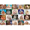 Image de Puzzle 550 piÃ¨ces : BoÃ®te mÃ©tal : Maison de pain d'Ã©pices