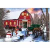 Image de Puzzle 550 pièces : Boîte métal : Grange de Noël EuroG-8551-5665