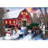 Image de Puzzle 550 piÃ¨ces : BoÃ®te mÃ©tal : Grange de NoÃ«l