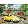 Image de Puzzle 550 pièces : Boîte métal : Coccinelle camping (VW Beetle) EuroG-8551-5691