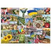 Image de Puzzle 1000 piÃ¨ces : Globetrotter : Ukraine