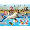 Image de Puzzle 500 piÃ¨ces : JournÃ©e folle Ã  la piscine par Lucia Heffer
