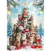Image de Puzzle 1000 pièces : Sapin de Noël pour chat