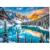 Image de Puzzle 1000 piÃ¨ces : Le lac Moraine en hiver
