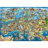 Image de Puzzle 2000 pièces : Carte folle de l'Europe EuroG-8220-6129