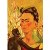 Image de Puzzle 1000 pièces : Autoportrait avec singe et perroquet - Frida Kahlo EuroG-6000-6170