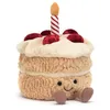 Image de Peluche Amuseable Gâteau d'anniversaire (16 cm)
