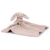 Image de Doudou plat Bashful Luxe Lapin Rose
