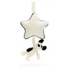 Image de Peluche musicale Chien noir et crème (30 cm)