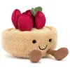 Image de Peluche Amuseable Fleurette la Tarte aux fraises (11 cm)