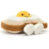 Image de Peluche Amuseable Toast Egglantine sur pain grill © (16 cm)