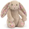Image de Peluche Bashful Lapin en fleurs Beige (18 cm)