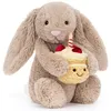 Image de Peluche Bashful Lapin Beige Anniversaire (31 cm)