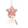 Image de Peluche musicale Lapin en fleurs Crème (30 cm)