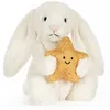Image de Peluche Lapin Cream avec étoile (31 cm)