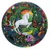 Image de Puzzle rond 500 piÃ¨ces :  Jardin de licorne