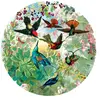 Image de Puzzle rond 500 pièces : Colibris Eeboo-PZFHMB