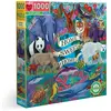 Image de Puzzle carré 1000 pièces : Planète Terre Eeboo-PZTPLA