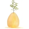Image de Vase lumineux en bambou clair Gingko Orange 85x215x35 mm OB02695
