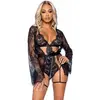 Image de Ensemble femme Leg Avenue Garter Teddy Noir M 86123-001