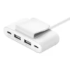 Image de Belkin Hub de charge avec 4 ports USB-C et USB-A pour voiture (Blanc)