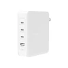 Image de Belkin Belkin Chargeur Secteur 140W avec 4 sorties (3 x USB-C et 1 USB-A) (Blanc)