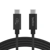 Image de Belkin Câble USB4 20 Gbps USB-C vers USB-C - 240 W - 4K - Mâle/Mâle (Noir) - 2 m