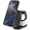 Image de Belkin Chargeur 3 en 1, 25W pour Iphone, Airpods et Watch QI2.2 (Noir)