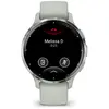 Image de Montre connectée en acier inoxydable avec boîtier et bracelet en silicone Garmin Venu® 3S 41 mm 010-02785-01 Vert TU