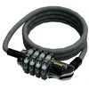 Image de Antivol câble Onguard Terrier Combo 4 120 Cm X 6 Mm 267011 Noir TU