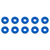 Image de Associated Bulkhead Washers 7.8 X 1.0Mm Bleu Aluminium X10 AS31385