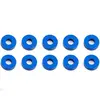 Image de Associated Bulkhead Washers 7.8 X 2.0Mm Bleu Aluminium X10 AS31386