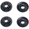 Image de Team Associated Ft Nuts - M4 Low Profile Wheel Nuts Noir AS92254
