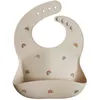 Image de Bavoir à poche en silicone Rainbows