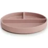 Image de Assiette à compartiments en silicone avec ventouse Blush