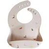 Image de Bavoir à poche en silicone Dinosaure