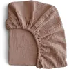 Image de Drap housse en mousseline de coton Natural (120 x 60 cm)