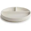 Image de Assiette à compartiments en silicone avec ventouse Ivory