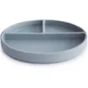 Image de Assiette à compartiments en silicone avec ventouse Powder blue