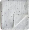 Image de Maxi lange en coton bio Leaves (120 x 120 cm)