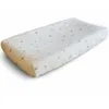 Image de Housse de matelas à langer en coton bio Rainbows (72 x 48 cm)