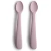 Image de Lot de 2 cuillères en silicone Soft Lilac