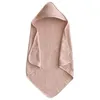 Image de Cape de bain en coton bio Blush