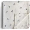 Image de Maxi lange en coton bio Baleine (120 x 120 cm)