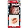 Image de Transfert 3D rouge Attacked, Griffures C-FXTS-419